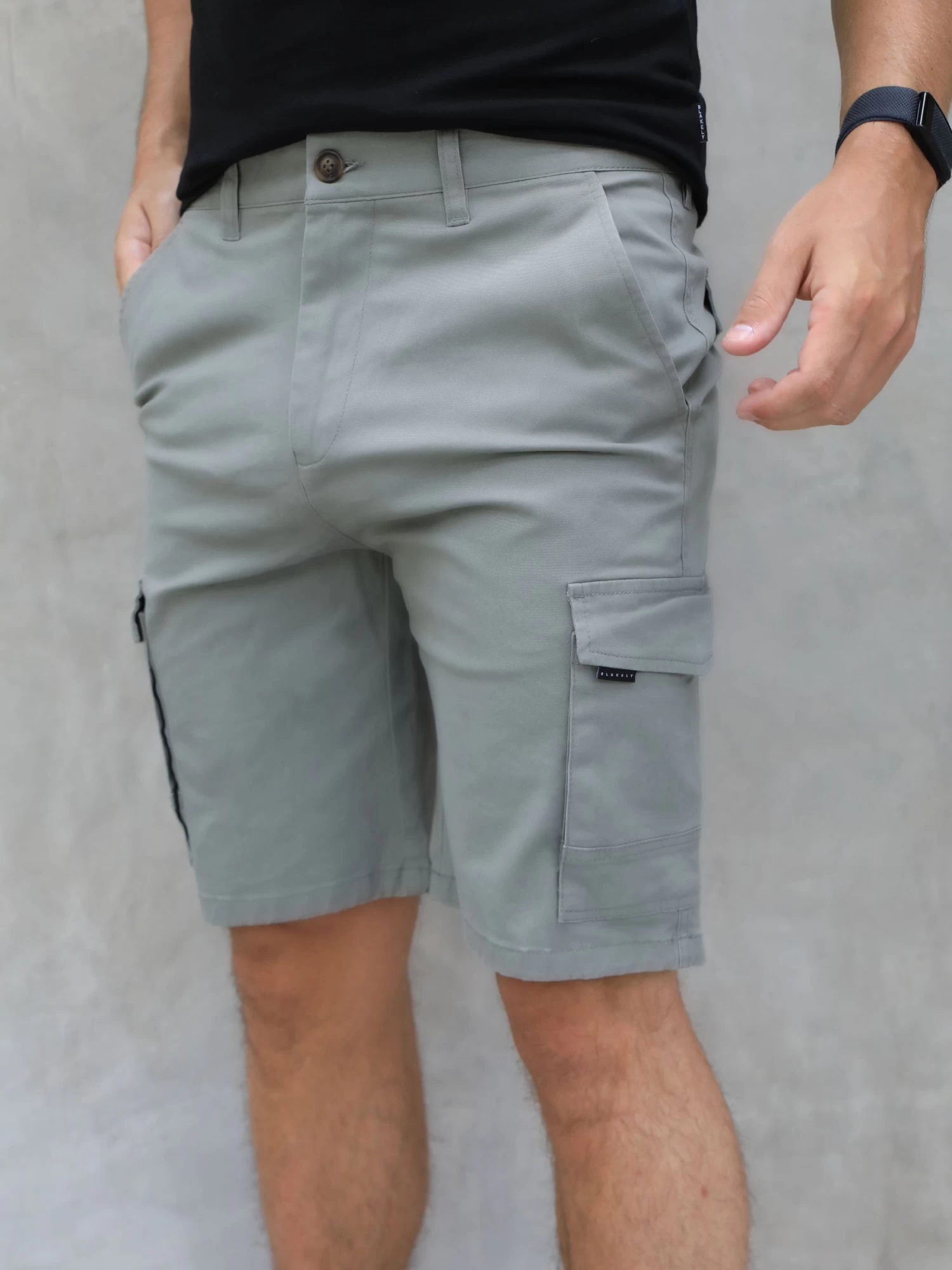 Cargo Shorts - Grey 3 Cargo Shorts - Grey