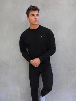 Preston Relaxed Jumper - Black 12 Preston Relaxed Jumper - Black -Trend Wear Sales 2721Black 04D
