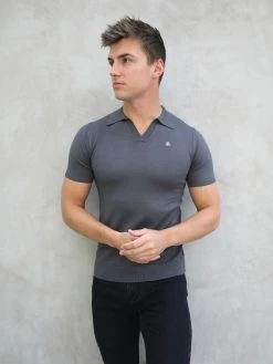 Oakland Polo - Charcoal -Trend Wear Sales 2723Charcoal 05D