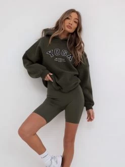 Soft Sculpt Cycling Shorts - Khaki Green 11 Soft Sculpt Cycling Shorts - Khaki Green -Trend Wear Sales 2742YogaKhaki 04D