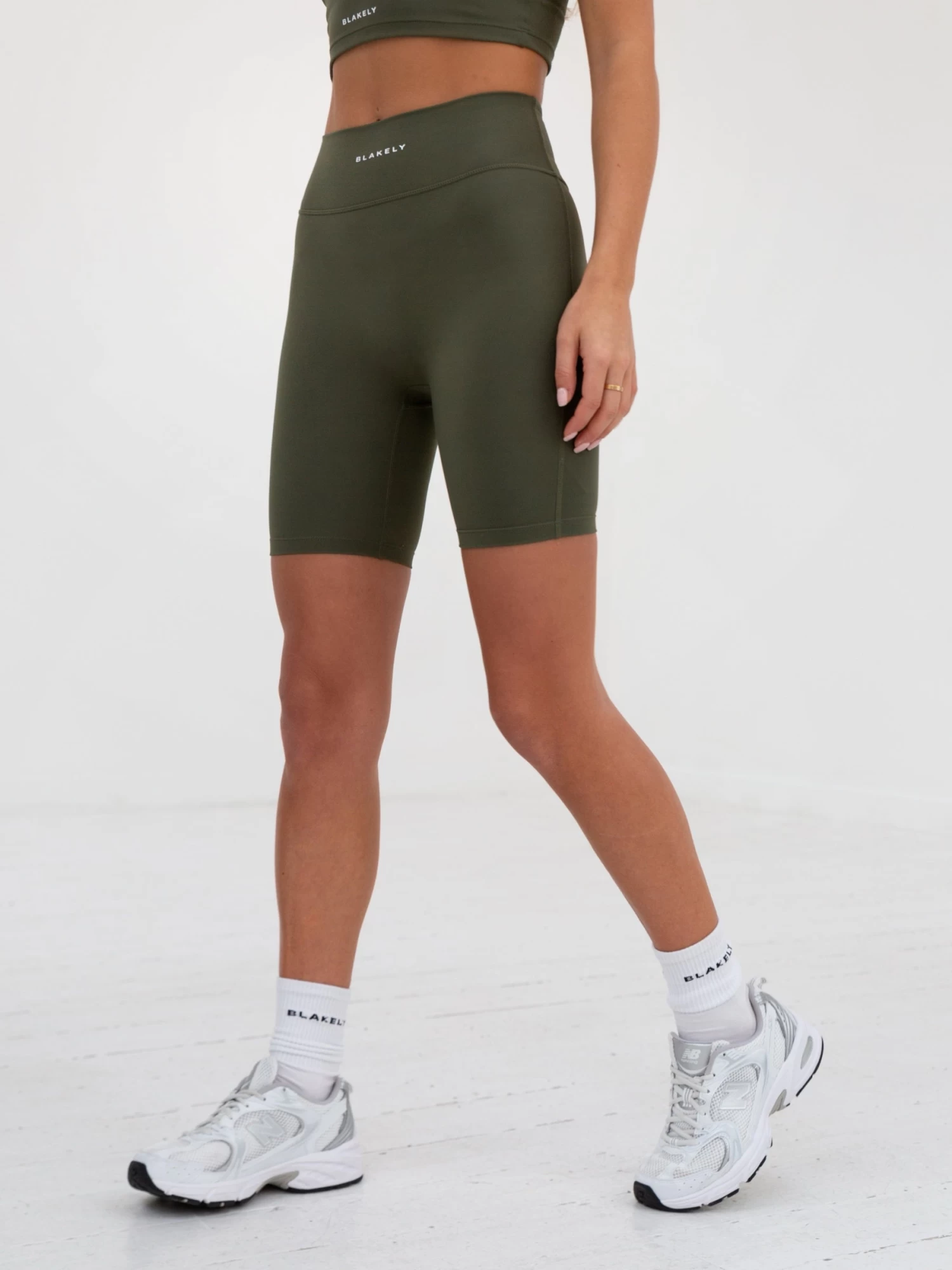 Soft Sculpt Cycling Shorts - Khaki Green 3 Soft Sculpt Cycling Shorts - Khaki Green