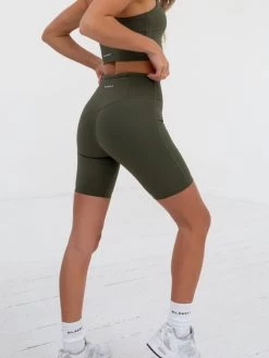 Soft Sculpt Cycling Shorts - Khaki Green 13 Soft Sculpt Cycling Shorts - Khaki Green -Trend Wear Sales 2742YogaKhaki 10D