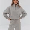 Everyday 1/4 Zip Jumper - Grey -Trend Wear Sales 2760 LEAD ZIP GREYD