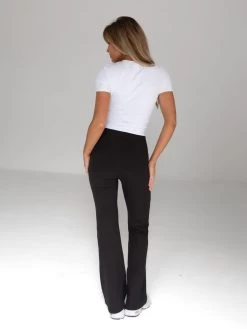 Alessia Flared Trousers - Black 11 Alessia Flared Trousers - Black -Trend Wear Sales 2761 2Black 01D