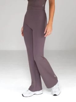 Alessia Flared Trousers - Mocha -Trend Wear Sales 2761 2Brown 05D