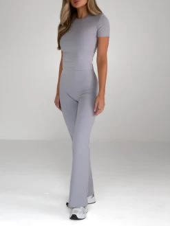 Alessia Flared Trousers - Pale Lilac -Trend Wear Sales 2761 2PaleLilac 01D