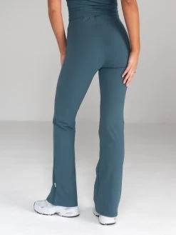 Alessia Flared Trousers - Dark Teal -Trend Wear Sales 2761 2Teal 06D
