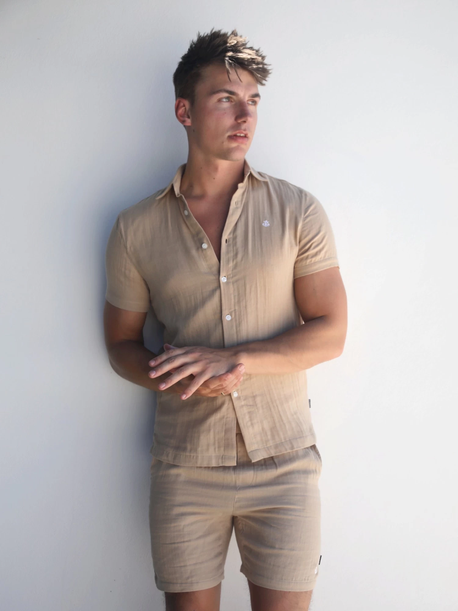 Siena Shorts - Tan 4 Siena Shorts - Tan - Image 2