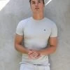 Verona Slim T-Shirt - Light Grey -Trend Wear Sales 2799DGREY 02LEADD