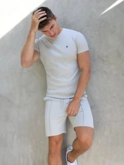 Verona Slim T-Shirt - Light Grey -Trend Wear Sales 2799DGREY 04D