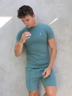 Verona Slim T-Shirt - Khaki Green -Trend Wear Sales 2799DKhaki 03D