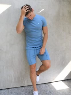 Verona Slim T-Shirt - Light Blue -Trend Wear Sales 2799DLightBlue 02D