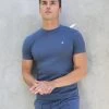 Verona Slim T-Shirt - Navy