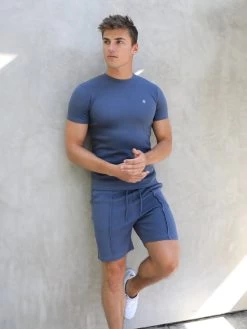 Verona Slim T-Shirt - Navy -Trend Wear Sales 2799DNavy 06D