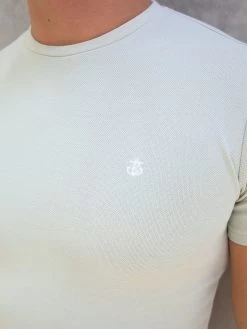 Verona Slim T-Shirt - Sage Green -Trend Wear Sales 2799DSage 06D