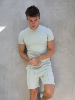 Verona Slim T-Shirt - Sage Green -Trend Wear Sales 2799DSage 07D