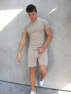 Verona Slim T-Shirt - Tan -Trend Wear Sales 2799DTan 05D