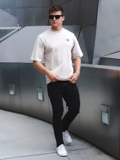 Icon Oversized T-Shirt - Light Grey 12 Icon Oversized T-Shirt - Light Grey -Trend Wear Sales 2799LightGrey 01D