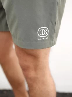 Initial Swim Shorts - Olive -Trend Wear Sales 2805COlive 03D