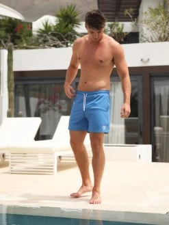 Initial Swim Shorts - Light Blue -Trend Wear Sales 2805CSlateBlue 04D