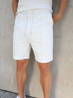 Verona Shorts - Marl White -Trend Wear Sales 2808MARLWHITE 02D