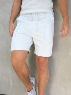 Verona Shorts - Marl White -Trend Wear Sales 2808MARLWHITE 04D