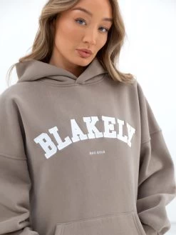 Varsity Oversized Hoodie - Light Beige -Trend Wear Sales 2829VARLightBeige 04D