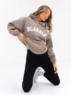 Varsity Oversized Hoodie - Light Beige -Trend Wear Sales 2829VARLightBeige 08D