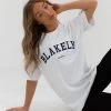 Varsity Oversized T-Shirt - White -Trend Wear Sales 2830VARWWhite 01D
