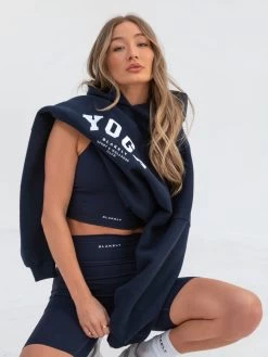 Yoga Oversized Hoodie - Navy 13 Yoga Oversized Hoodie - Navy -Trend Wear Sales 2831 NAVYD 4