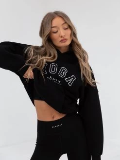 Yoga Oversized Hoodie - Black 11 Yoga Oversized Hoodie - Black -Trend Wear Sales 2831Black 08D