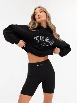 Yoga Oversized Hoodie - Black 13 Yoga Oversized Hoodie - Black -Trend Wear Sales 2831Black 13D