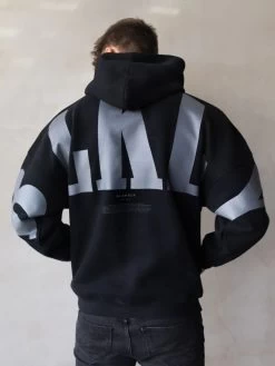 BLKLY Relaxed Hoodie - Black -Trend Wear Sales 2836Black 07D