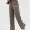 Varsity Wide Leg Sweatpants - Safari Green 1 Varsity Wide Leg Sweatpants - Safari Green -Trend Wear Sales 2848VARW D