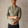 Modena Stripe Shirt - Khaki