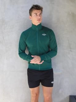Full Zip Training Jacket - Dark Green -Trend Wear Sales 2890Green 02D