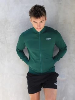 Full Zip Training Jacket - Dark Green -Trend Wear Sales 2890Green 04D
