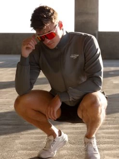 Full Zip Training Jacket - Charcoal -Trend Wear Sales 2890GreyD 23