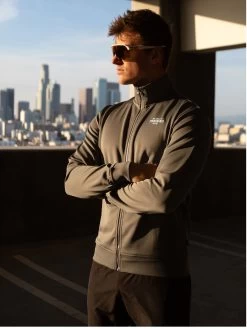 Full Zip Training Jacket - Charcoal -Trend Wear Sales 2890GreyD 31