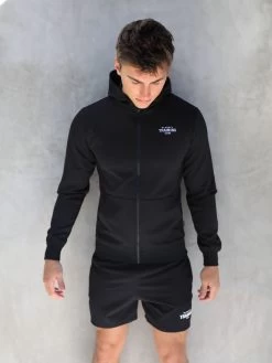 Full Zip Training Hoodie - Black -Trend Wear Sales 2891Black 02D