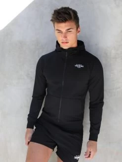 Full Zip Training Hoodie - Black -Trend Wear Sales 2891Black 03D