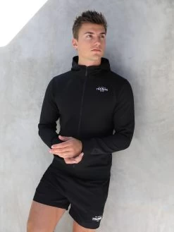 Full Zip Training Hoodie - Black -Trend Wear Sales 2891Black 05D