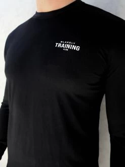 Long Sleeve Training T-Shirt - Black -Trend Wear Sales 2896Black 02D