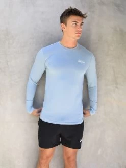 Long Sleeve Training T-Shirt - Light Blue 13 Long Sleeve Training T-Shirt - Light Blue -Trend Wear Sales 2896Blue 03D