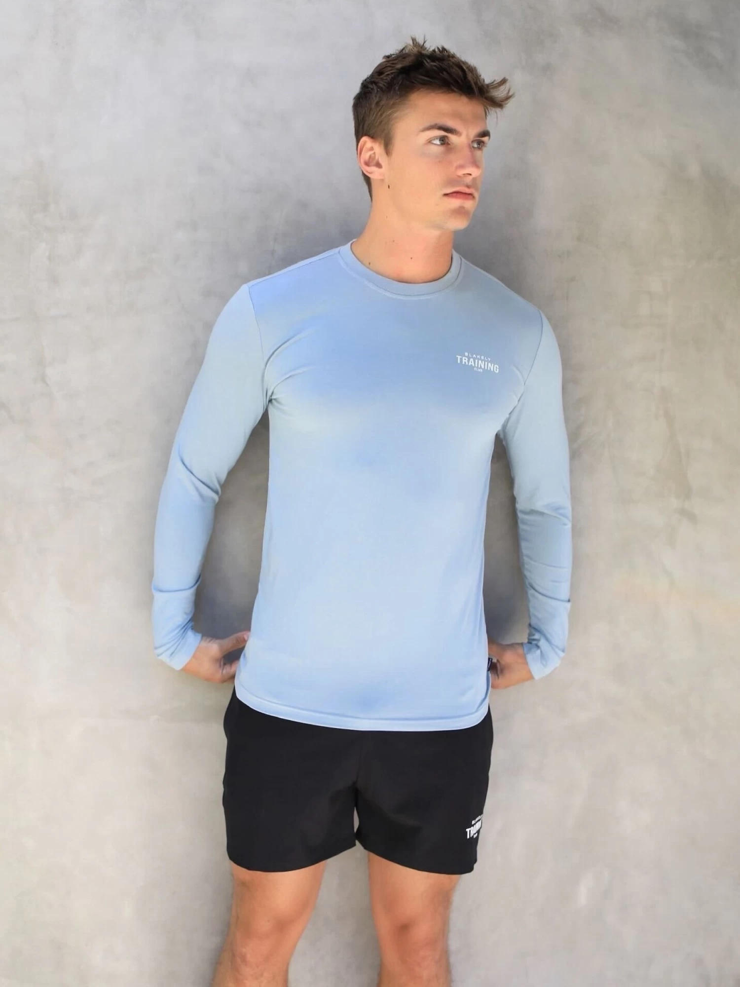 Long Sleeve Training T-Shirt - Light Blue 8 Long Sleeve Training T-Shirt - Light Blue - Image 6