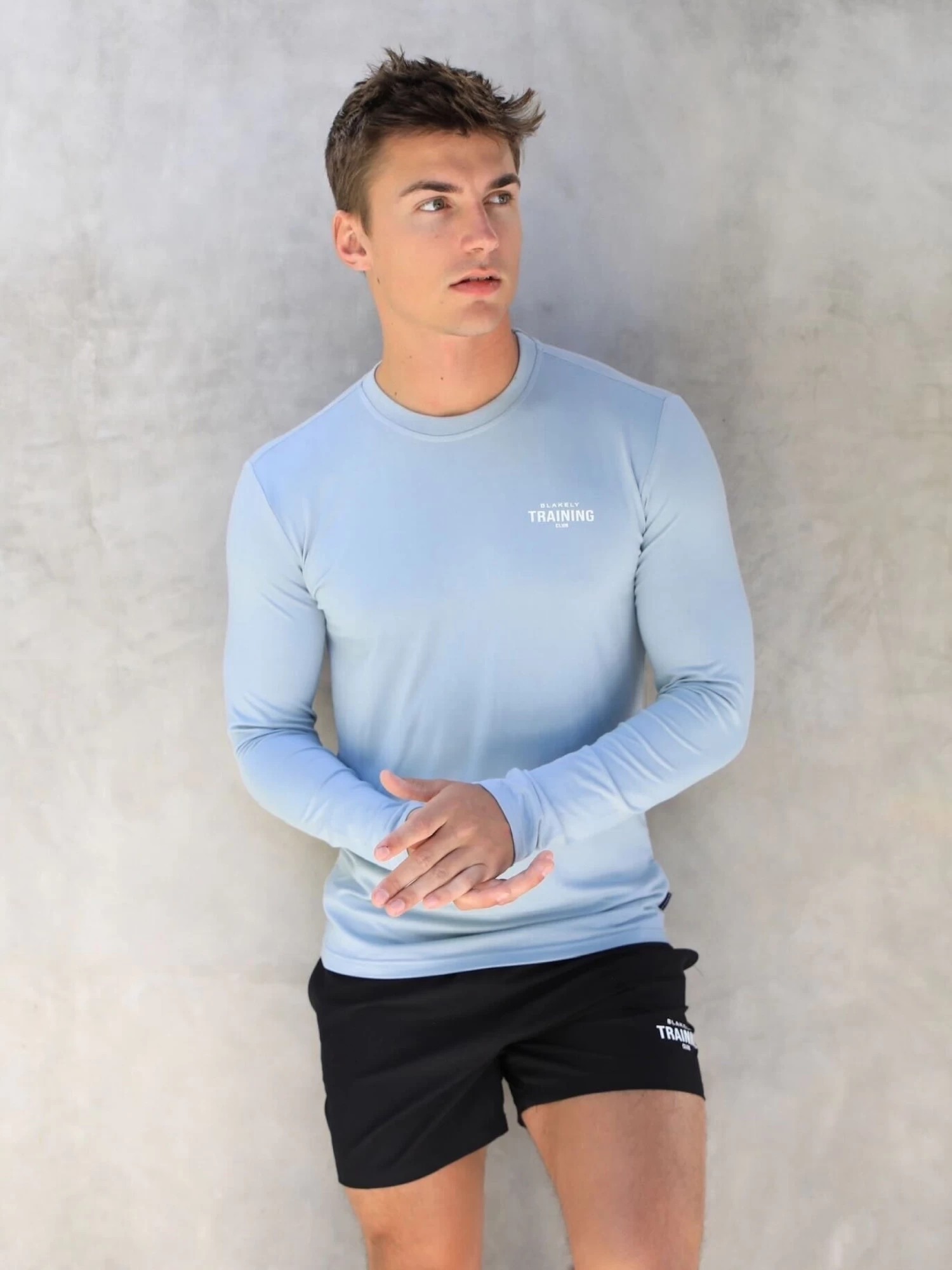 Long Sleeve Training T-Shirt - Light Blue 6 Long Sleeve Training T-Shirt - Light Blue - Image 4