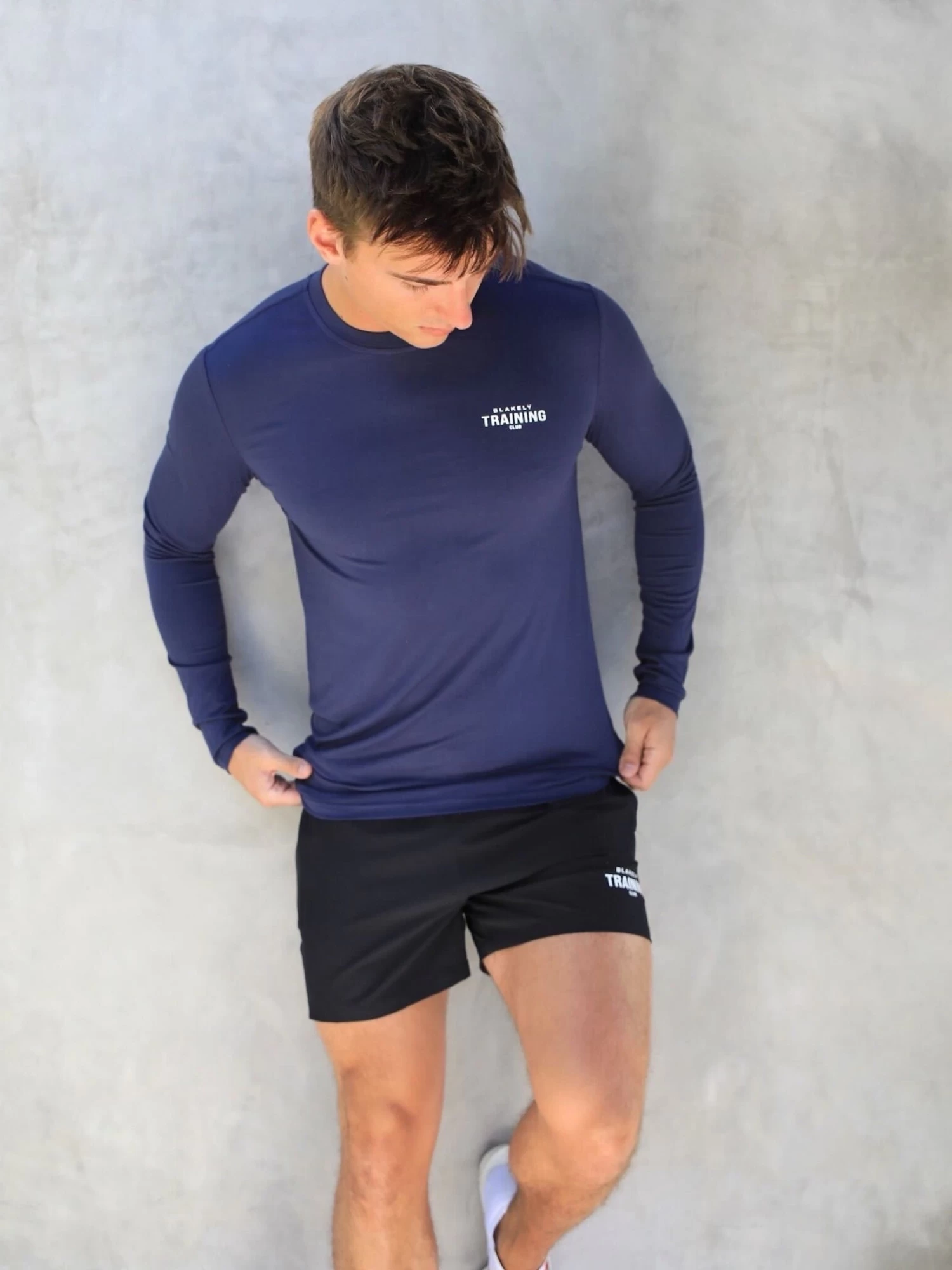 Long Sleeve Training T-Shirt - Navy 7 Long Sleeve Training T-Shirt - Navy - Image 5