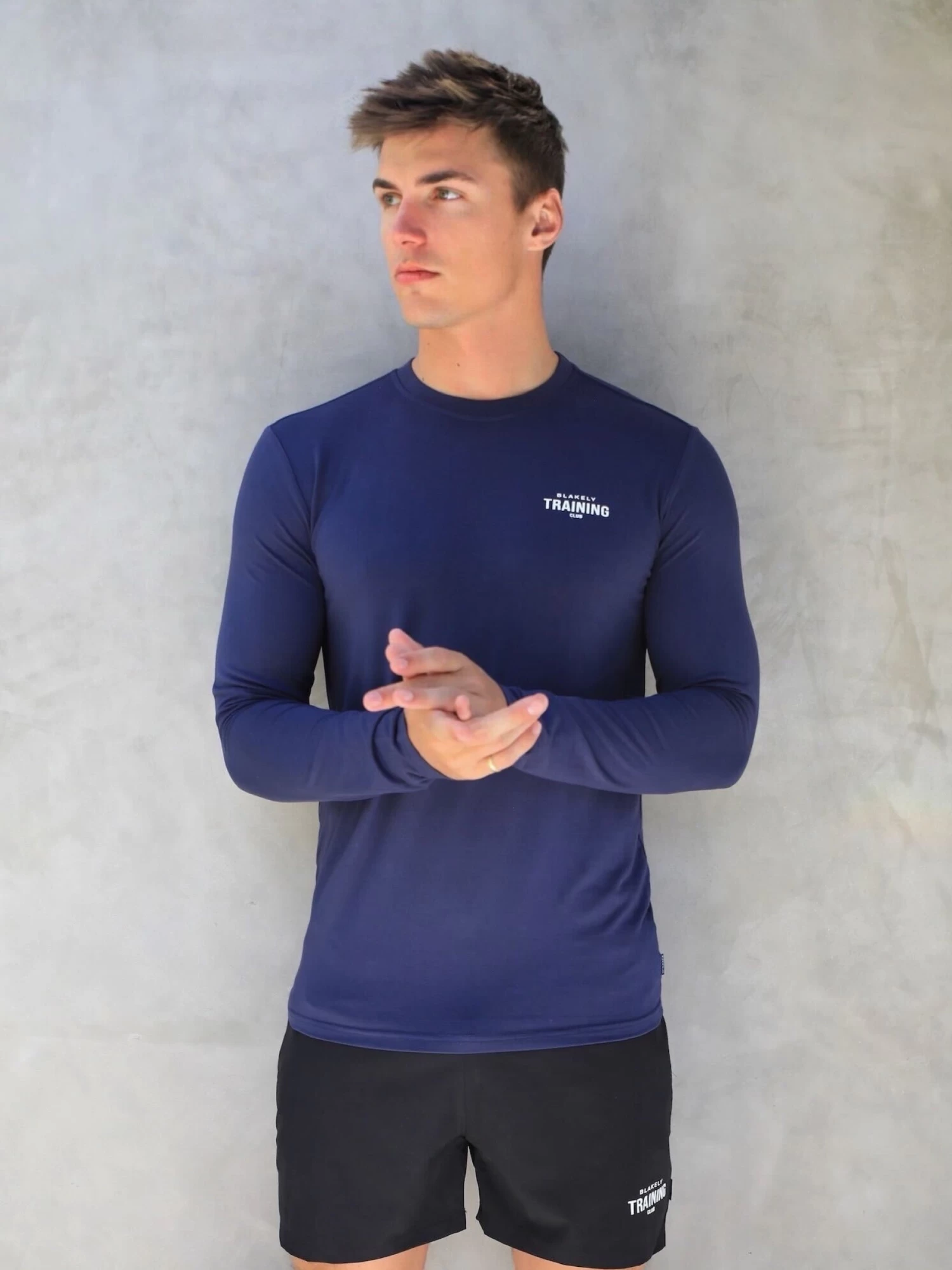 Long Sleeve Training T-Shirt - Navy 3 Long Sleeve Training T-Shirt - Navy