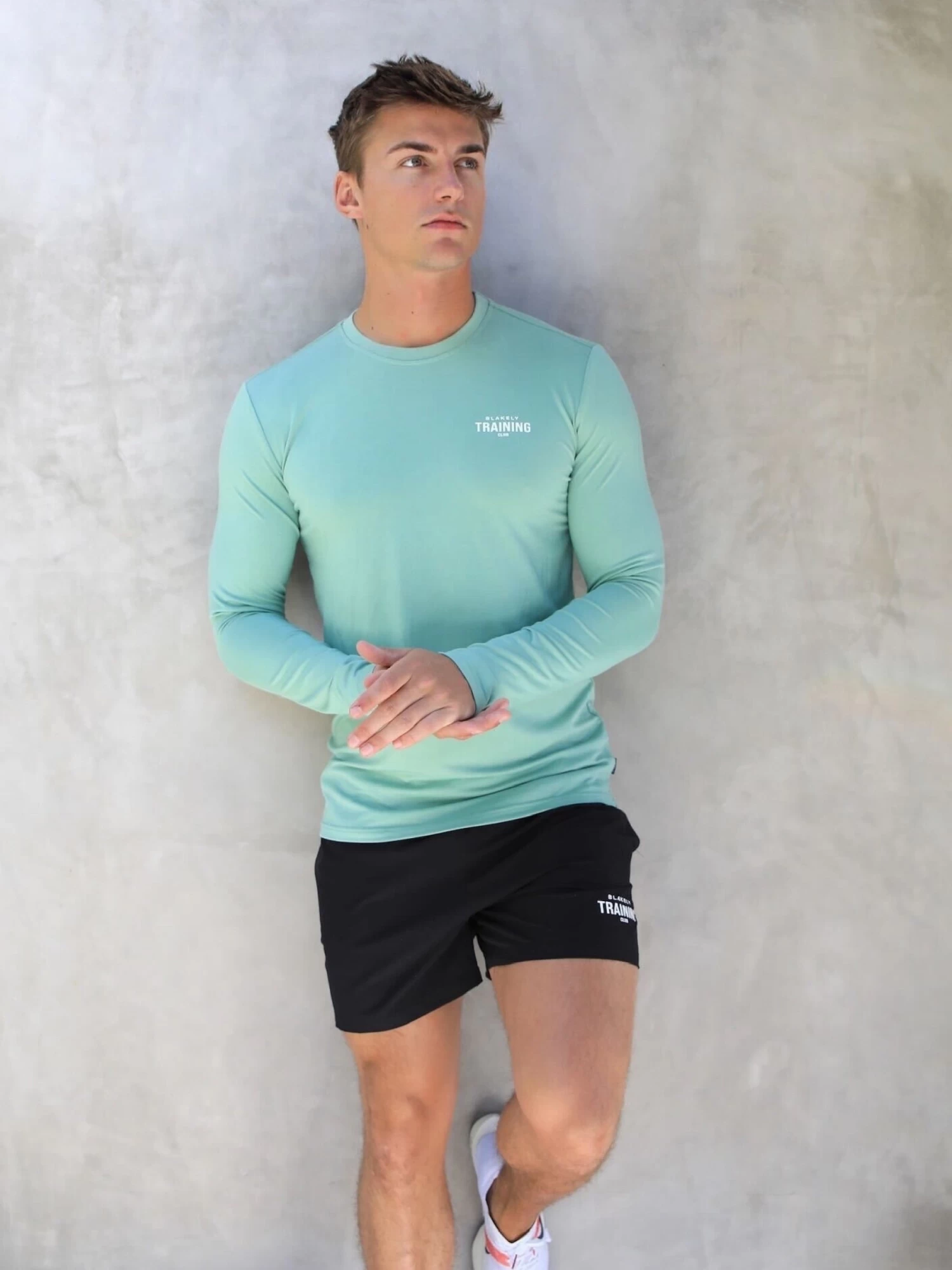 Long Sleeve Training T-Shirt - Sage Green 4 Long Sleeve Training T-Shirt - Sage Green - Image 2