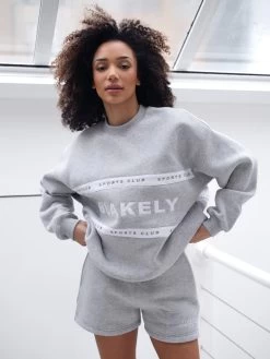 Serena Oversized Jumper - Marl Grey 11 Serena Oversized Jumper - Marl Grey -Trend Wear Sales 2923BMarlGrey 02D